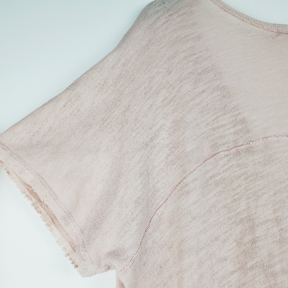 Project Social T Soft Pink Raw Hem Soft Tee Sz Sm - Picture 8 of 10